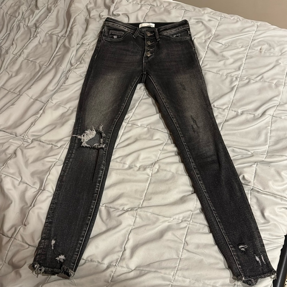 Vervet skinny distressed jeans - size 24